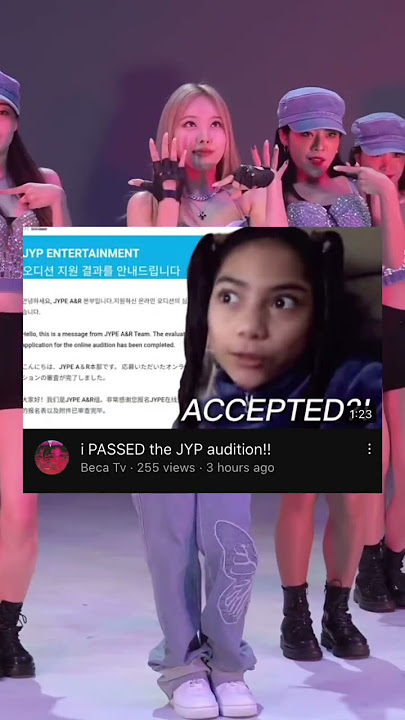 This koreaboo became a jyp trainee #kpop #jyp #becatv