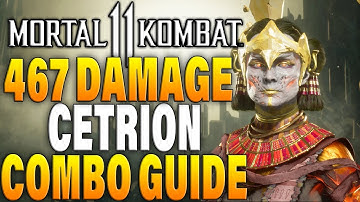 Mortal Kombat 11 Cetrion Combos - MK11 Cetrion Combo Tutorial
