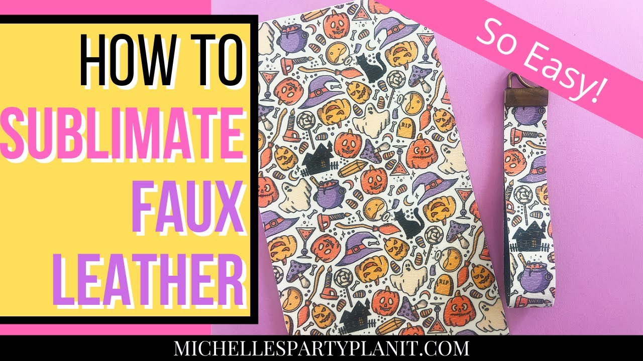 How to Sublimate on Cotton with Glitter HTV - Michelle's Party Plan-It