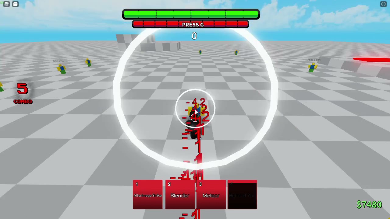 Hiei 100% Combo Anime Battle Arena ROBLOX