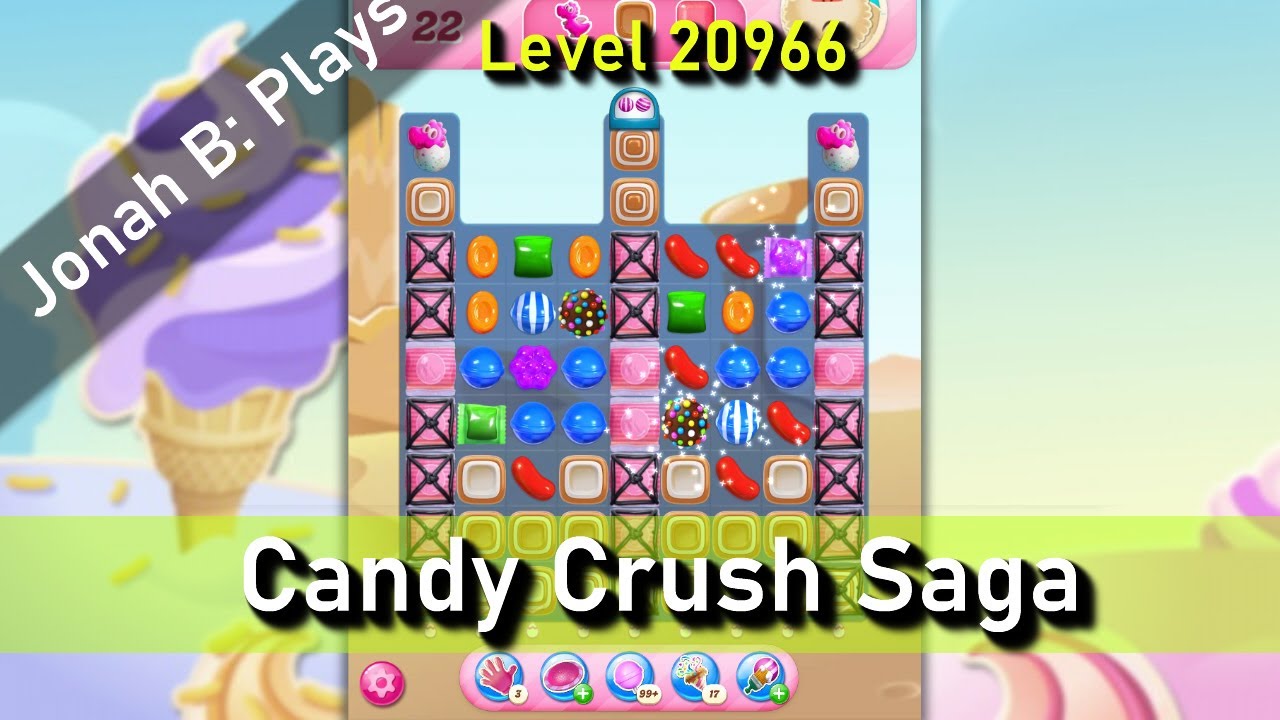 Candy Crush Saga Level 20966 - YouTube