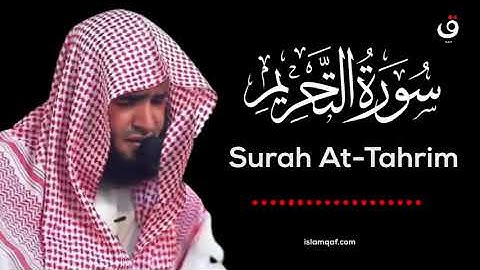Surah At Tahrim Salman Al Utaybi - سورة التحريم سلمان العتيبي - (NO Ads) (بدون اعلانات)