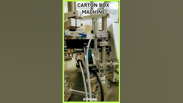 Carton Box Making Machine #shorts #box #automation #technology