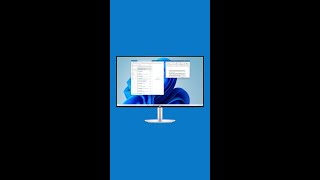 Snap Windows Side by Side #shorts #Windows11 #Dell screenshot 5