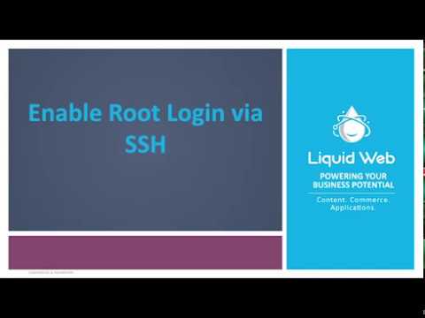 Enable Root Login via SSH