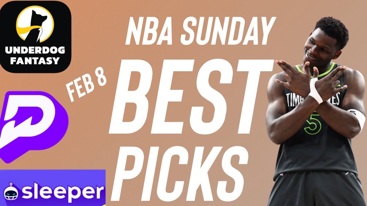 PrizePicks NBA Sunday Best Player Prop Bets 2/8/26 | Best NBA Parlay Picks Today 🚀