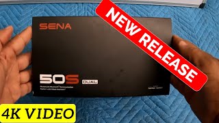 Sena 50s Quantum Series Harman Kardon Mesh Intercom Unboxing & Comparison