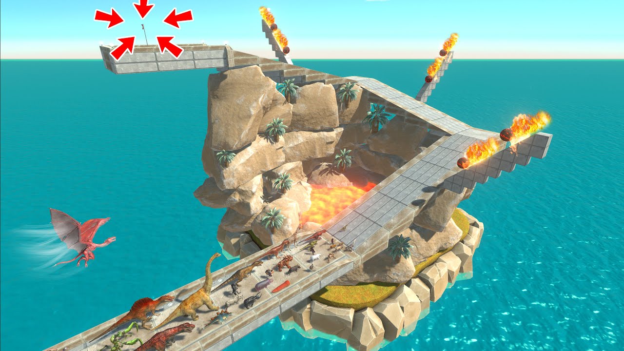 Who Survives the DEADLY Volcano Uphill? | ARBS Ultimate Survival Challenge!