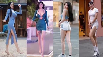asian street fashion | hottest chinese girls street fashion 2023
