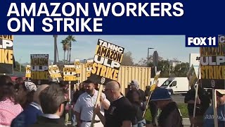 Amazon workers walk out at 4 SoCal warehouses