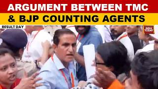 Bengal Election Results: Counting Day Clash In Bhabanipur, TMC And BJP Agents Argue Outside Centre