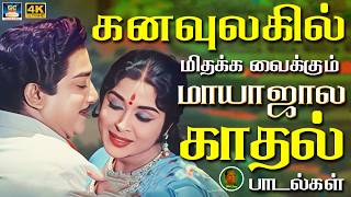 கனவுலகில் மிதக்க வைக்கும் மாயாஜால காதல் பாடல்கள் | Old Duet Love Songs | TMS | Susheela | MGR | 4K