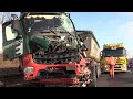 28.01.2022 - VN24 - LKW Auffahrunfall auf Autobahn A1 bei Volmarstein