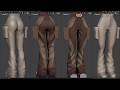 The Female Goon Day 18 - Texture Painting (Pants)