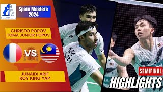 Popov/Popov (FRA) vs Arif/Yapw (MAS) - SF | Spain Masters 2024