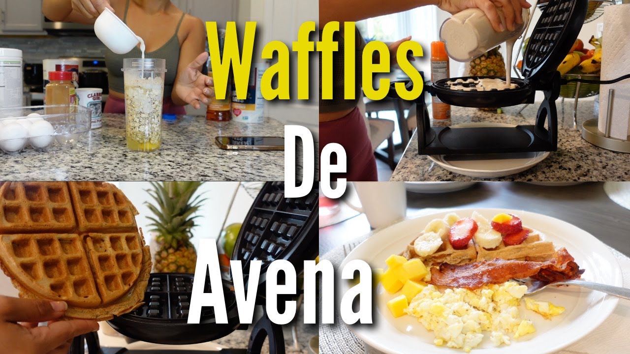 ASÍ HAGO LOS WAFFLES DE AVENA SALUDABLES Y DELICIOSOS 😋 Familia