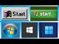 Windows Start Menu Evolution (95 - 11) + Betas