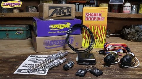 Speedway Tech Talk - Shaved Door Kit