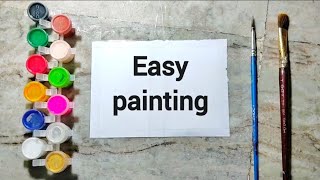 Easy watercolor painting for beginners step by step tutorial