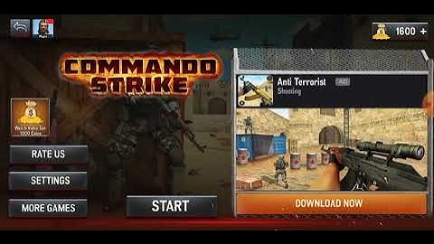 Commando Strike Level 3 and 4 Dustown Game Play Video