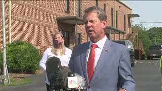 Gov. Kemp tours COVID-19 testing site in Lilburn