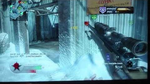 Cod black ops L96A1 quick scope montage