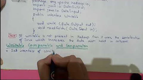 Writable Interface | Writable Comparable and Comparator |  Big Data Analytics in HINDI | Part 10