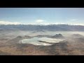 Houston To Santiago.  Approaching and landing in Santiago Chile. Amazing views of the Andes.