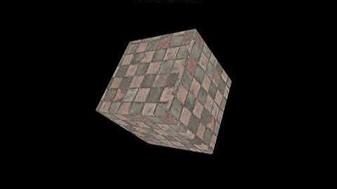Software 3D Renderer - Cube (perspective correct texture mapping)