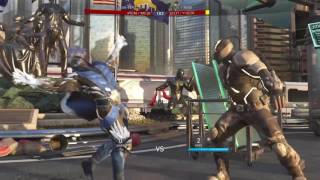 Injustice 2  Sub-Zero vs Bane Very Hard Close Match