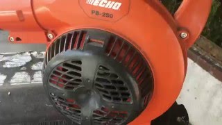 Overview Echo PB250 Blower