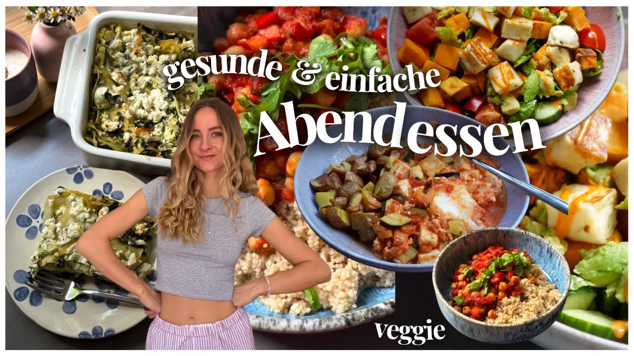 GESUNDE & EINFACHE REZEPTE für's Abendessen - Günstig, Schnell, Simpel, mit viel Gemüse und Protein