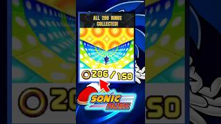 The Longest Lap in Sonic Rush! — MAXED OUT! (206/206, No Hits, No Balloons) #sonic #speedrun #shorts