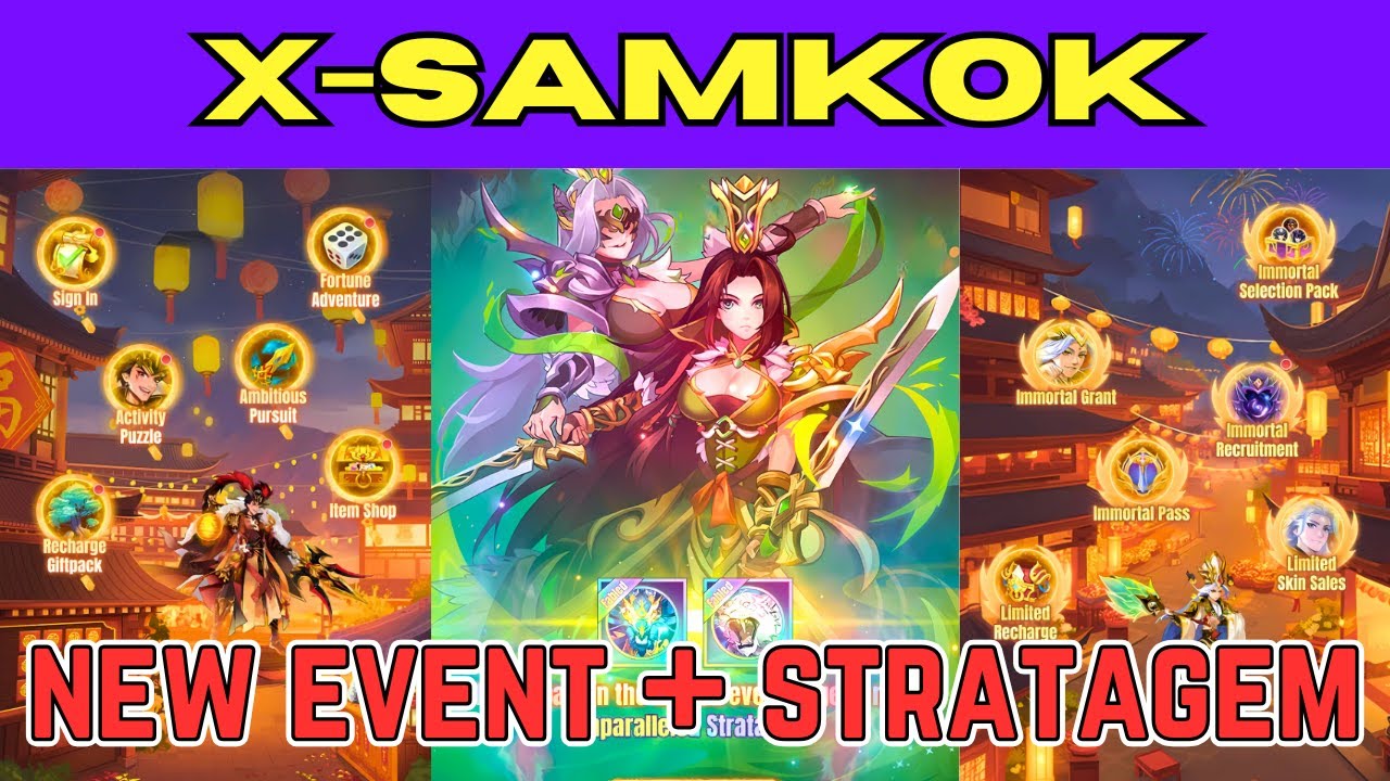 NEW STRATAGEMS + EVENTS! | X-Samkok | TapScreen Gaming - YouTube