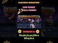 Claudio Low perry combo#tekken 7