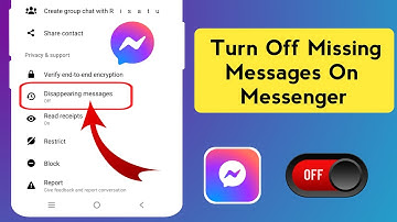 How To Turn Off Disappearing Messages On Messenger | Disable Vanish Mode In Facebook Messenger