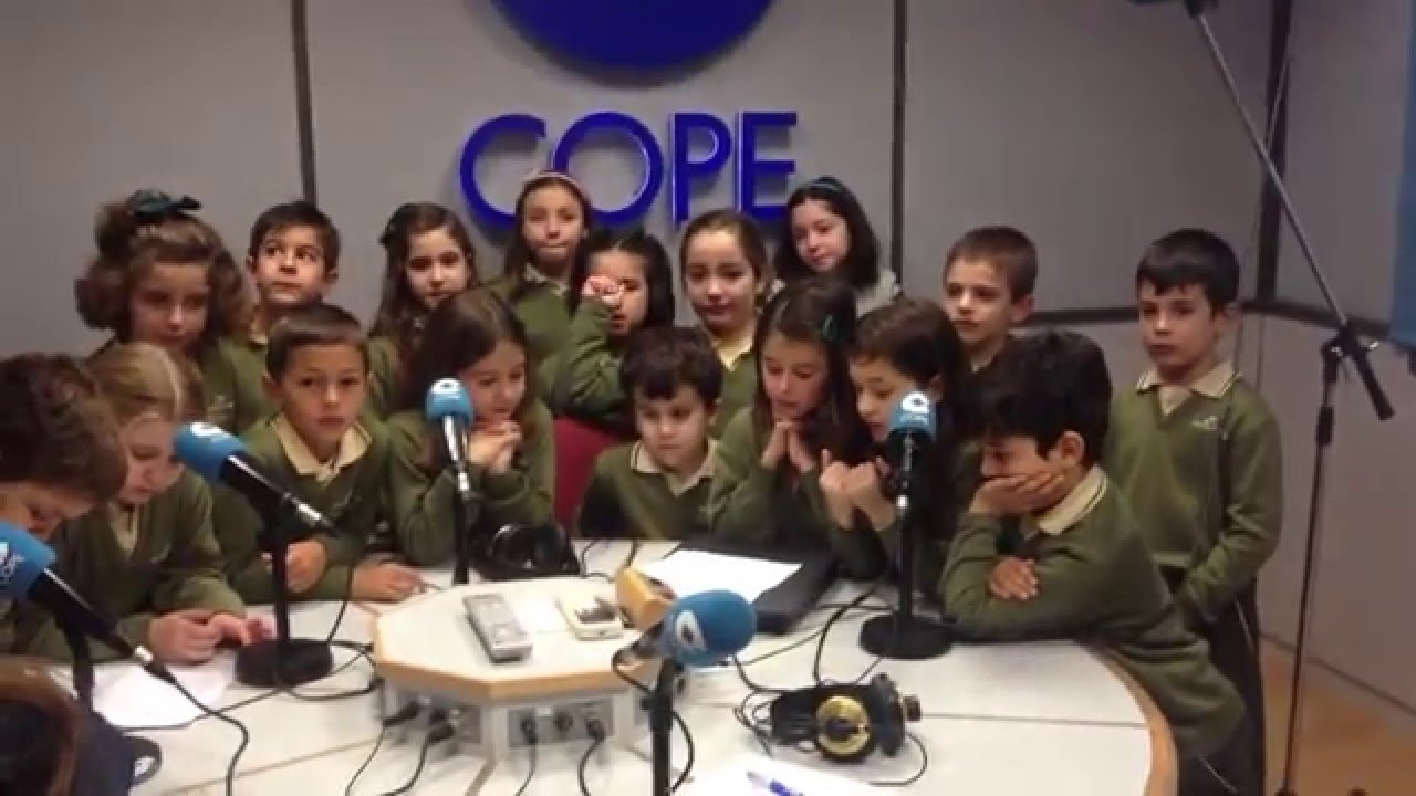 ALUMMNOS 2º PRIMARIA EN COPE VALENCIA-COLEGIO MAS CAMARENA