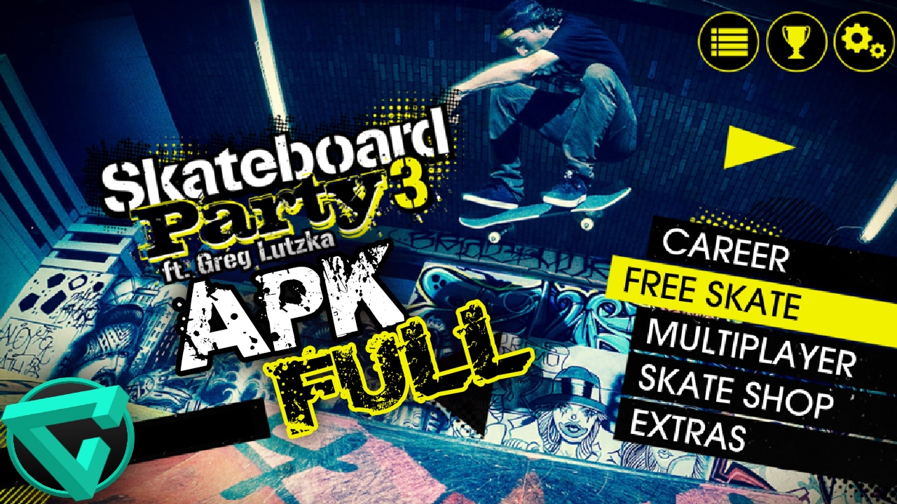 SKATEBOARD PARTY 3 APK MOD // EL MEJOR JUEGO DE SKATE YouTube