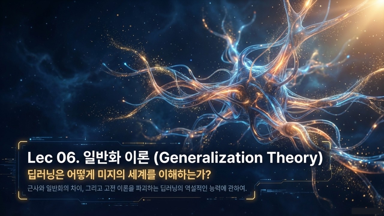 [MIT AI Lecture: Deep Learning 6] 일반화(Generalization) 이론 | 통계학 상식을 뒤집은 딥러닝의 반전