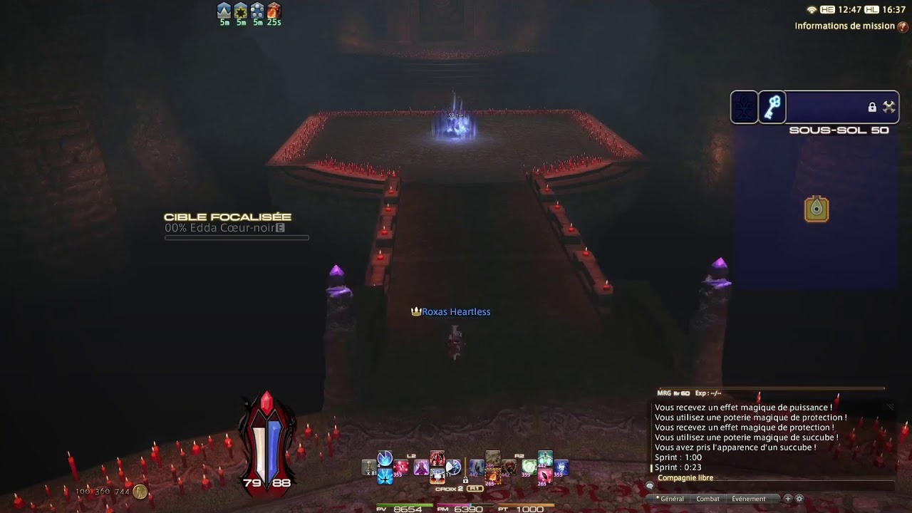 FF14 Palais des morts Solo Boss 10 à 150 YouTube
