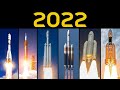 Rocket launch compilation 2022  go to space