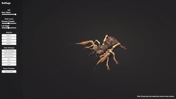 Camel Spider Demo, Unity 3d Game Asset