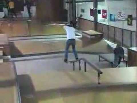 indoor skate park session