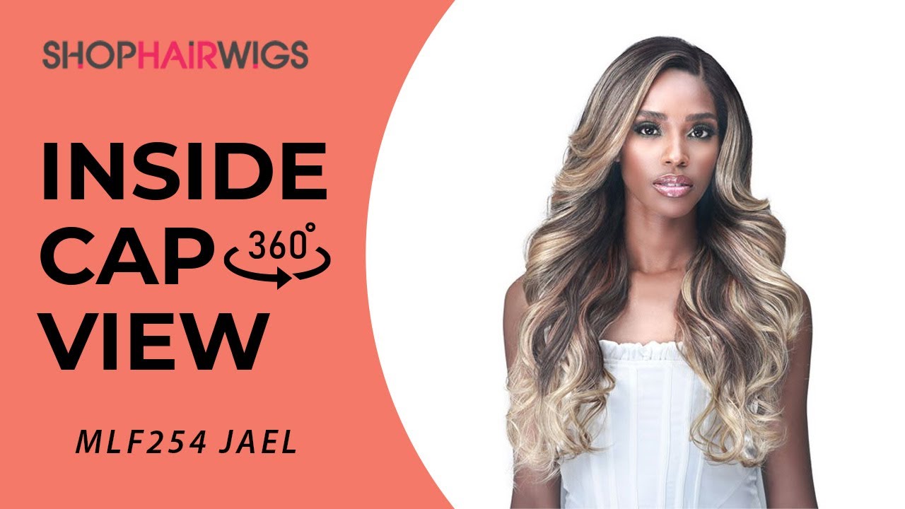 Bobbi Boss Premium Synthetic 13x4 HD Glueless Deep Lace Wig - MLF254 JAEL ❤ SHOPHAIRWIGS.COM