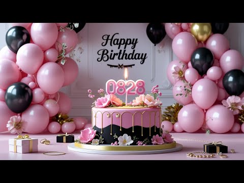 Happy Birthday To You Song for August 28 ✨ EDM Energy Night 126 BPM