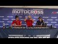 Post Race Press Conference | Fox Raceway 2023 | Pro Motocross