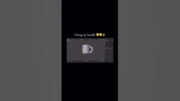 Fixing my coffee mug handle #blendercommunity #creativeblender #blender3d