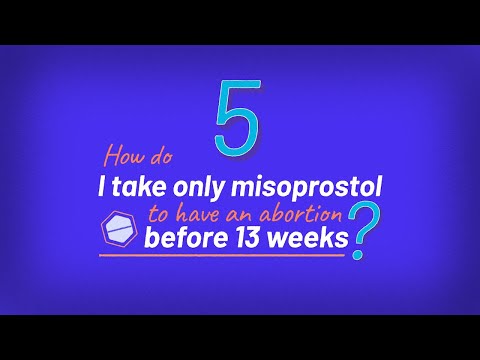 Video: Misoprostol gebruiken: 11 stappen (met afbeeldingen)