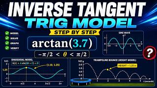 Inverse Tangent & Sinusoidal Model Problems | Trigonometry Walkthrough