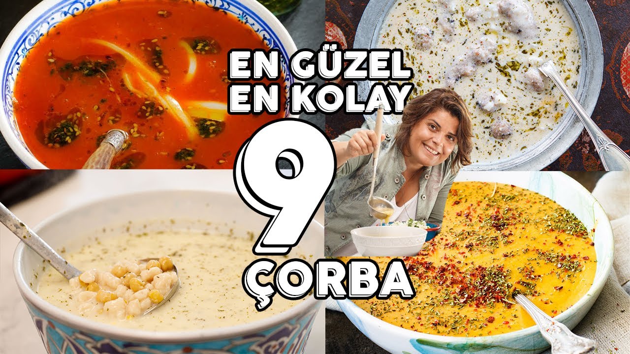 Mis Gibi Ve Çok Kolay! 🍵 En Lezzetli 9 Çorba Tarifi | Mercimek, Domates, Yayla ve Daha Fazlası